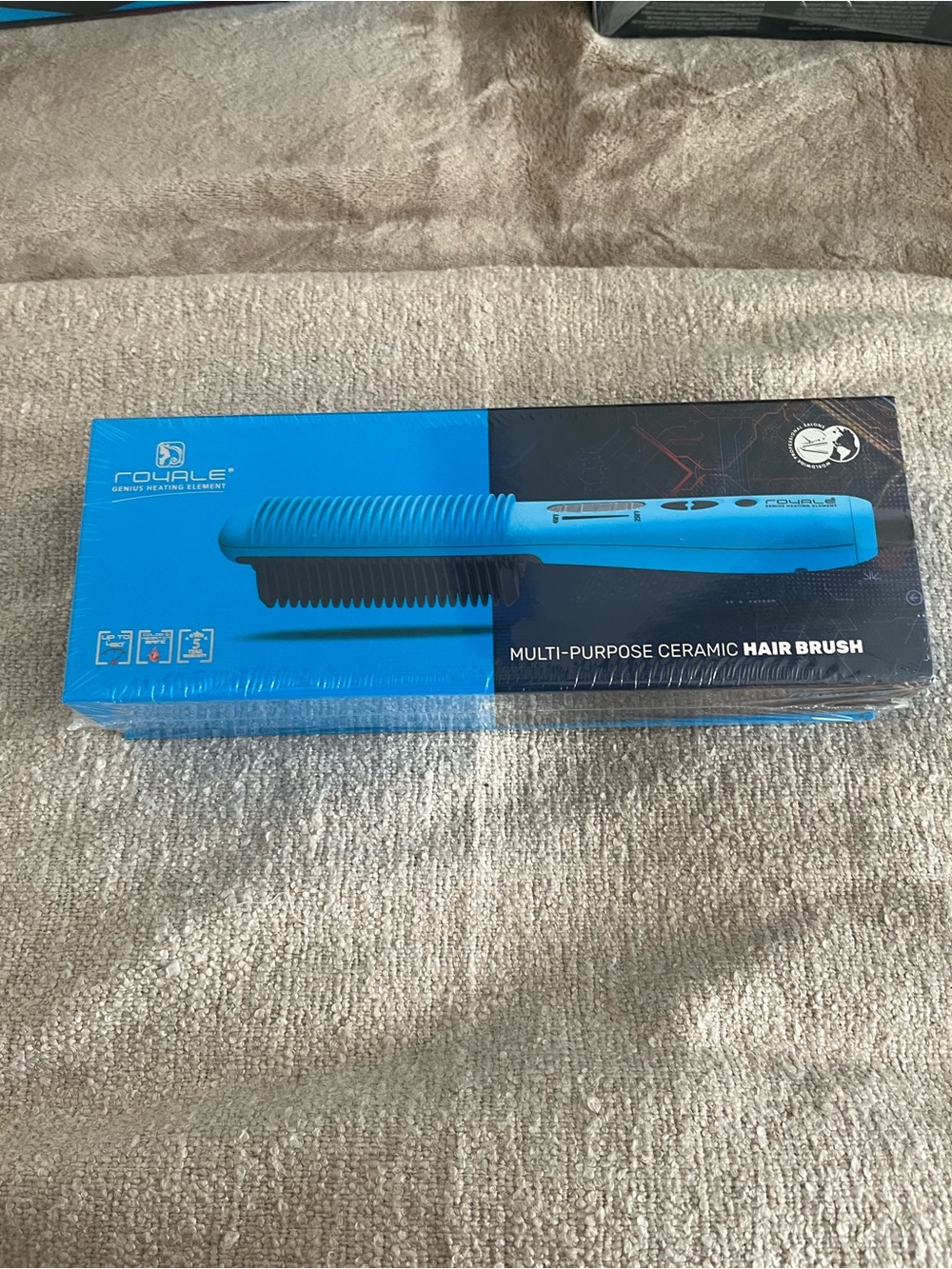 Blue Multi-Purpose Ceramic Hair Brush - Men's Grooming